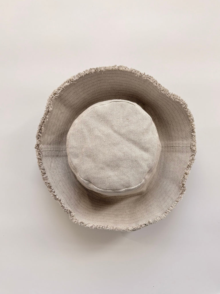 Atelier Magata Small Brim sun hat natural linen